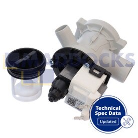 Genuine Original Midea Multi-Model Fitting Washing Machine Drain Pump Base & Filter Housing