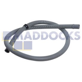 Genuine Original Midea, Amica, Belling, Gorenje, Logik, Proline Multi-Model Fitting 21mm Straight Ends, 1.6m Length Dishwasher Drain Outlet Hose