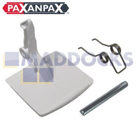 Compatível com Bosch WFB, WVF; Kit de maçaneta de porta de plástico branco Siemens WM Series