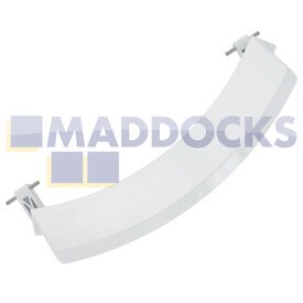 Maçaneta de porta de máquina de lavar roupa de plástico branco original BSH Bosch Série WAS