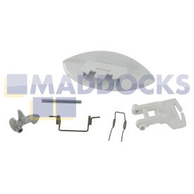 No Longer Available. Discontinued [Compatible for Electra AWM1200; Servis M3115W, M3905W, M9509W Type White Plastic Door Handle Kit]