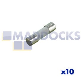 Universal 1.6A Microwave Fuse 5mm x 20mm (Pack of 10)