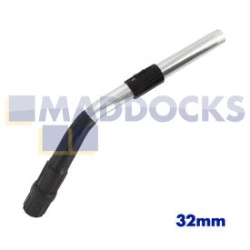 No Longer Available. Order 24-UN-02 [Universal Black Plastic Heavy Duty Bent End with Long Aluminium Insert (32mm)]