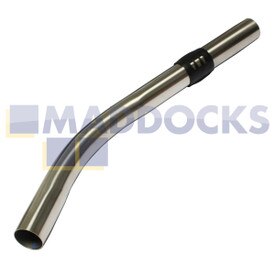 Genuine Original Numatic NQS, HET, WV3, NRV, NVQ, HVR Series Vacuum Cleaner 32mm Friction Fitting Stainless Steel Bent End Tube with Air Volume Control
