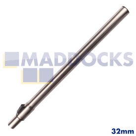 Tubo de extensão telescópico universal de aço inoxidável cromado de 60 cm a 100 cm (32 mm)