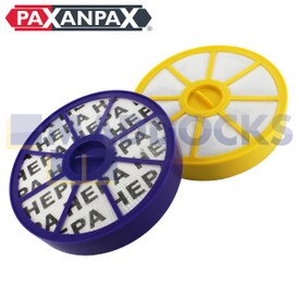 Compatível com Dyson DC05, DC08 Series Pre-Motor & Post-Motor Twin Pack Filtro Set (Pacote de 2)
