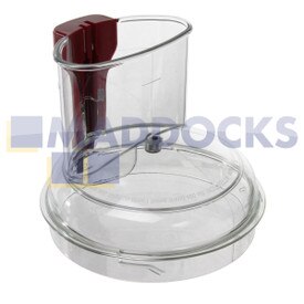 Genuína Original Magimix 4200XL, 5200XL tipo tampa transparente com alça vermelha