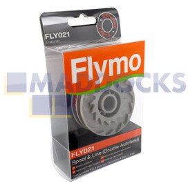 Carretel e linha original genuíno Flymo (alimentação automática dupla) (FLY021)