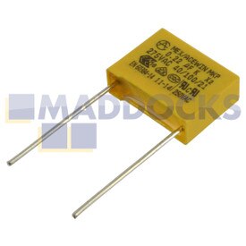 Cortador de grama Flymo original genuíno 0,22uF / 0,22MFD tipo capacitor