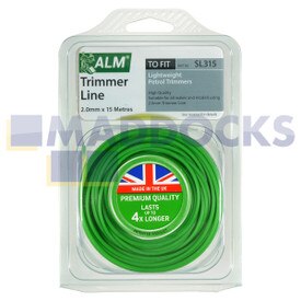 Compatível com linha de aparador redondo multimarcas (15m x 2,0mm) (SL315)