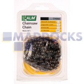 Universal Multi-Model Fitting ‘CH066’ 40cm, 16”, 66 Drive Link Type Chainsaw Chain Blade (0.325” Pitch, 0.050” Gauge)