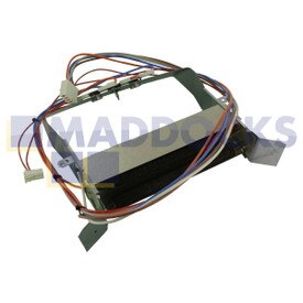 Genuine Original Indesit IDVA735; Hotpoint TV Series Tumble Dryer Heater Element Unit & TOC Thermostat Thermal Cut-Outs (2200W)