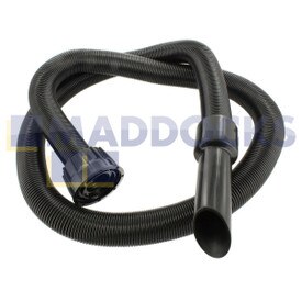 Conjunto de mangueira de extensão de aspirador de pó preto universal Numatic (compatível com 32 mm, estica até 6 m)