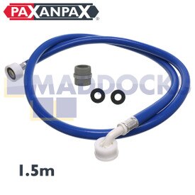 Kit de extensão de mangueira de enchimento a frio para máquina de lavar e lava-louças universal (1,5 m)