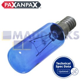 Compatível para Bosch, Neff, Siemens Tipo 'Daylight' Encaixe Multi-Modelo Frigorífico Congelador Lâmpada Azul (25W, 230V-240V)