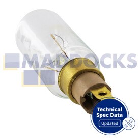 Lâmpada de geladeira original Whirlpool Maytag Wpro T-Click T-Click (T25 HV, 40W, 240V) (Pacote de 1)