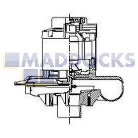 Genuine Original Ametek Lamb Produced Single Stage Tangential Bypass Motor 9", 36V 119910-07