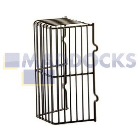 Universal Overflow Terminal Guard 8 x 4 x 3" Brown Plastic Coated