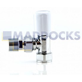 Universal Angled Lockshield Thermostatic Radiator Valve
