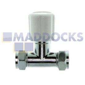 Universal Straight Lockshield Thermostatic Radiator Valve