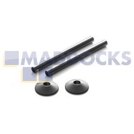 Universal 300mm Anthracite Pipe Shroud & Collar Kit