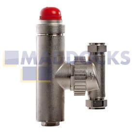 Universal Airliminator 22mm Auto Air Vent & Stainless Steel Filtration