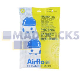 No Longer Available. Order 46-AF-990 [Compatible for Airflo AF390 ‘Numatic 200 / Henry 1B/C’ Paper Bags (Pack of 10)]