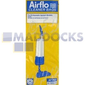 No Longer Available. Discontinued [Compatible for Airflo AF392 'Numatic Swift Upright 1A' Paper Bags (Pack of 10)]