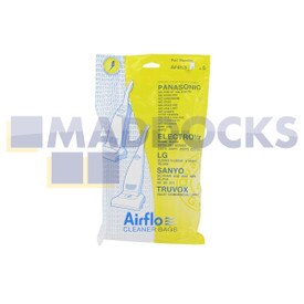 No Longer Available. Order 46-VB-453 [Compatible for Airflo AF453 ‘Panasonic MC-E40 Upright Series’ Paper Bags (Pack of 5)]