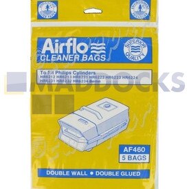 No Longer Available. Discontinued [Compatible for Airflo AF460 ‘Philips 6222 / London’ Paper Bags (Pack of 5)]