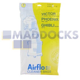 Compatível com Airflo AF487 para sacos de papel 'Victor D9A Canister' (embalagem de 10)