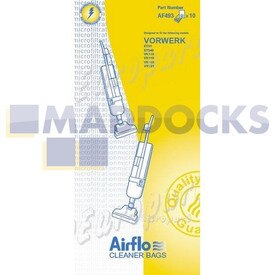 No Longer Available. Order 46-VB-493 [Compatible for Airflo AF493 'Vorwerk ET340' Paper Bags (Pack of 10)]