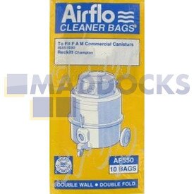 No Longer Available. Discontinued [Compatible for Airflo AF550 'Fam Champion IS85 / IS90' Paper Bags (Pack of 10)]