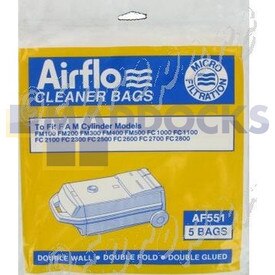 No Longer Available. Discontinued [Compatible for Airflo AF551 'Fam Swingtop' Paper Bags (Pack of 5)]