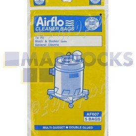 No Longer Available. Discontinued [Compatible for Airflo AF607 'Black & Decker Sadie' Paper Bags (Pack of 5)]