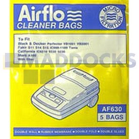 No Longer Available. Order 46-AF-900 [Compatible for Airflo AF630 'Fakir S14' Paper Bags (Pack of 5)]