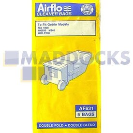 No Longer Available. Order 46-VB-263 [Compatible for Airflo AF631 'Goblin Rio' Paper Bags (Pack of 5)]