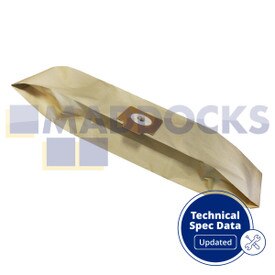 Compatível com VB210T para Electrolux UZ872, Panther UZ930S, Apollo UZ932, Neptune UZ934, Terrier UZ934X, Série UZ940S2; Viking V925; Karcher 201/TE; Cleanfix S05; Sacos de papel da série cúbica Nilfisk (embalagem de 10)
