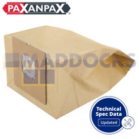 Compatível com VB252 para Goblin Ace 461; Estúdio Hoover 'H55'; Electrolux 'E67/E67N' Mini Ácaro e Superlite; Sacos de papel Morphy Richards Compact, Jazz, Jive, Sonic Series (Pacote de 5)