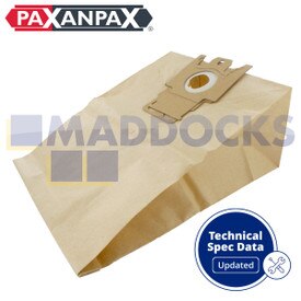 Compatível com VB376 para sacos de papel tipo 'GN' da Miele (embalagem de 5)