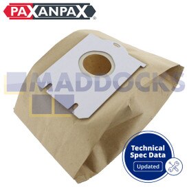 Compatível com VB459 para Philips Expression, Mobilo, Sacos de Papel Série Sydney (Pacote de 5)