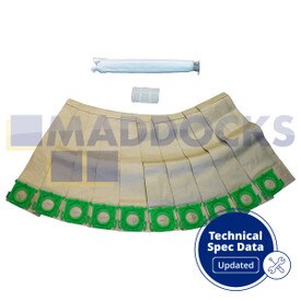 Compatível com VB475K para Sebo X, C; Sensor de olhos; Taski Stealth 1, Ensign SM1/2 Series Sacos de Papel e Kit de Caixa de Serviço de Filtros (Pacote de 10+2)