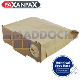 Compatível com VB802 para sacos de papel da série Vorwerk Kobold VK130 e VK131 (embalagem de 5)