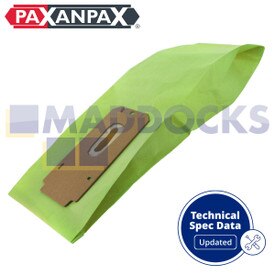 Compatível com VB811 para sacos de papel com design de encaixe das séries Oreck XL2000, XL8000 e XL9000 (Pacote de 5)