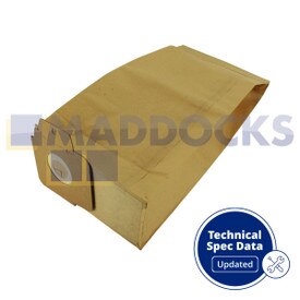 Compatível com VB821T para sacos de papel Karcher CV30, CV38, CV48 Series (Pacote de 10)