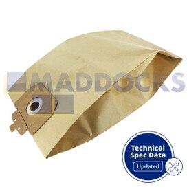 Compatível com VB823T para sacos de papel do tipo Taski Vento 8 (embalagem de 10)
