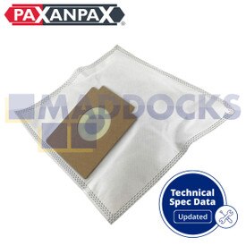 Compatível com VB840 para Zanussi ZAN3002 Compact Power; Electrolux Listo Z2100-Z2077; Sacos SMS e Kit de Filtro Vax Mojo (Pacote de 5+1)