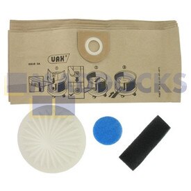 No Longer Available. Discontinued [Genuine Original Vax 21, 23, 2000, 4000, 5000, 6000 Series Paper Bags & Filter Kit (Pack of 5+3)]