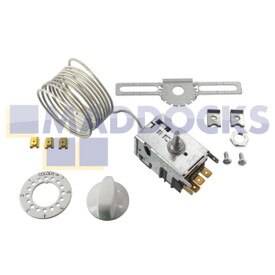 Kit de termostato original Danfoss 3 genuíno para refrigeradores com descongelamento automático com capilar de 1,6 m (077B7003)