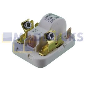 Relé de dispositivo de partida do compressor original da Danfoss com terminais de 4,8 mm (103N0021)